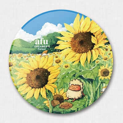 陶瓷吸水杯墊 - 向日暖森森1