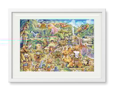 拼圖(500片) - 恐龍家族2