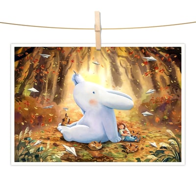 明信片 - 秋日秘密花園1