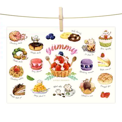 明信片 - 私藏甜點1