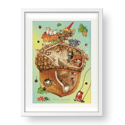 拼圖(70片) - 熱鬧橡實屋2