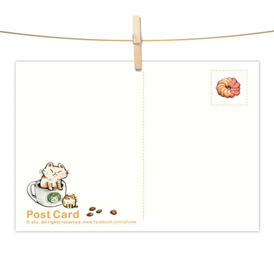 明信片 - 動物午茶會2