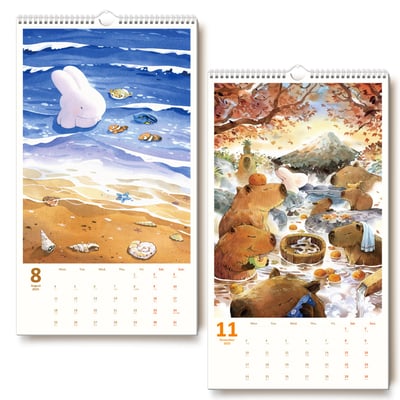 【完售】2025掛曆 - 朵朵散步去｜朋友篇章3