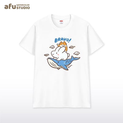 插畫Tee - 大翅鯨3
