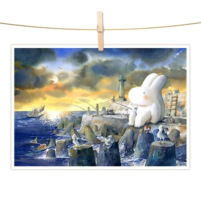 明信片 - 海堤時光1