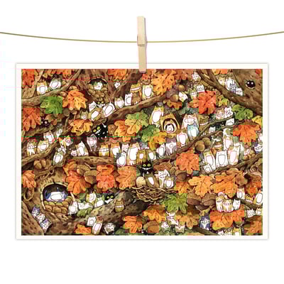 明信片 - 橡果子貓咪合唱社1