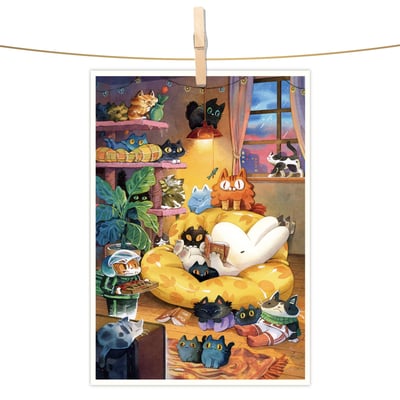 明信片 - 幸福沙發堡1