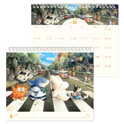 【限量】2025桌曆 - 朵朵散步去｜時光篇章5