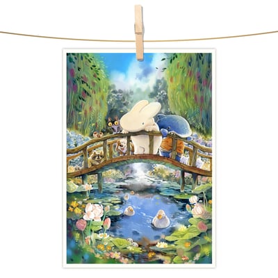 明信片 - 拜訪莫內花園1