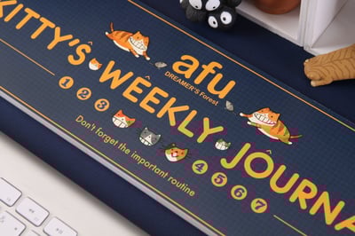 貓咪生活週記本 - 雅痞藍2