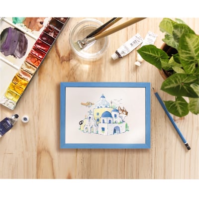 日常療癒著色稿 - 小房子篇2