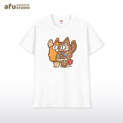 插畫Tee - 解剖刺刺貓3