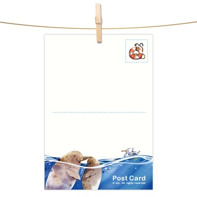 明信片 - 小儒艮的歸旅2