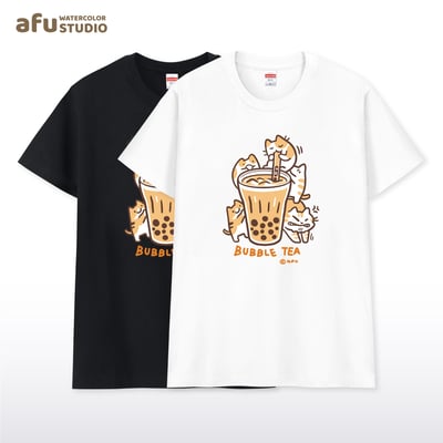 插畫Tee - 幸福珍奶1