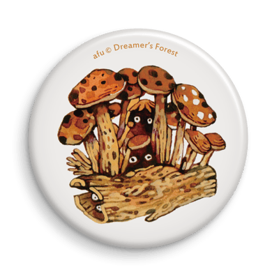 大胸章 / 森林動物系列 - 58mm2