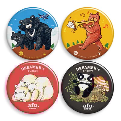 afu大胸章 / 熊出沒系列 - 58mm1
