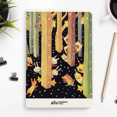 格紋筆記本 - 尋夢者森林1