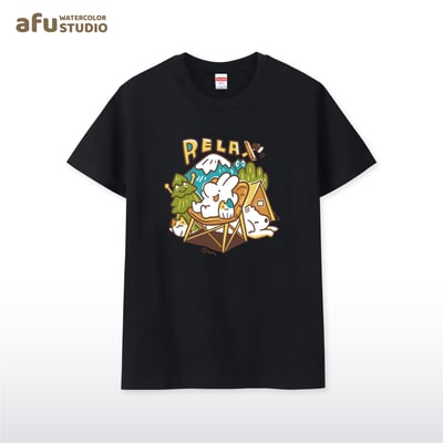 插畫Tee - 露營森活2