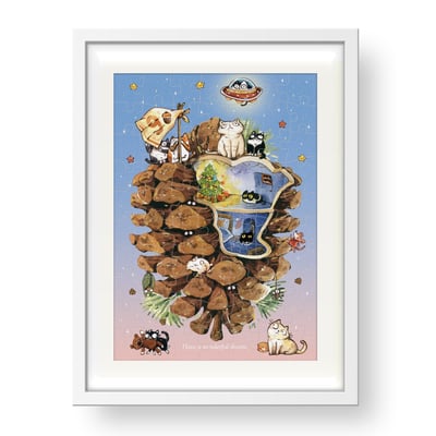 拼圖(70片) - 美夢成真松果屋2