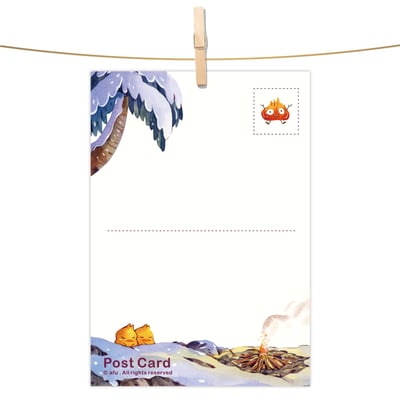 明信片 - 溫暖的冬眠夜2