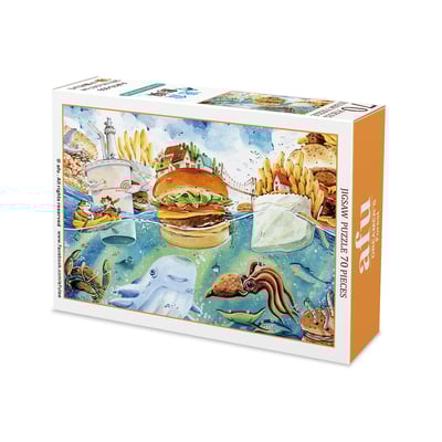 拼圖(70片) - 速食島嶼1