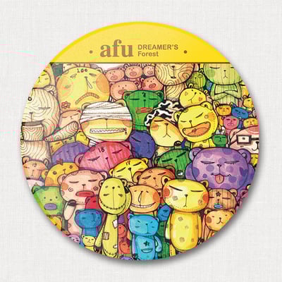 陶瓷吸水杯墊 - 當我們同在一起1