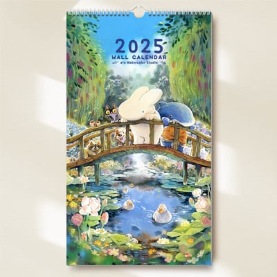 【完售】2025掛曆 - 朵朵散步去｜朋友篇章1