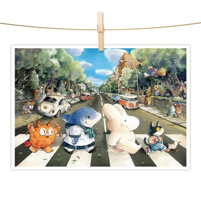 明信片 - 朵朵散步去1