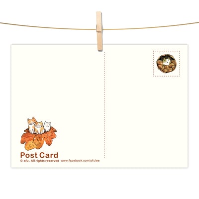 明信片 - 橡果子貓咪合唱社2