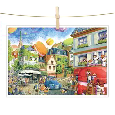 明信片 - 馬卡龍不思議1