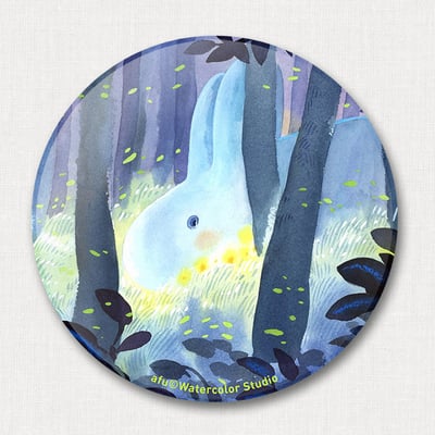 陶瓷吸水杯墊 - 難過的時候1