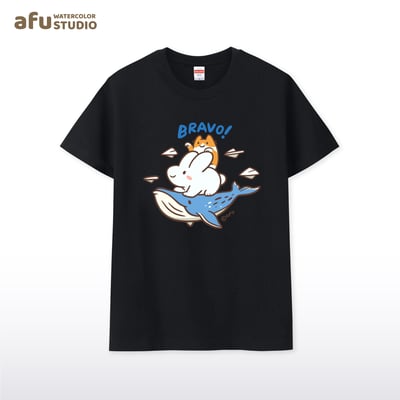 插畫Tee - 大翅鯨2