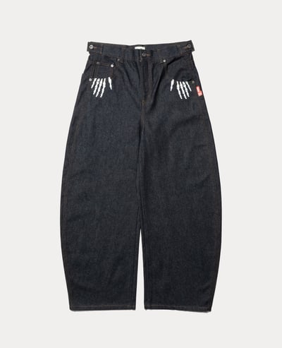 9090 Bone Hand Denim pants2