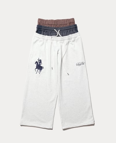9090 Ninety Club Logo Triple Layered Sweat pants1