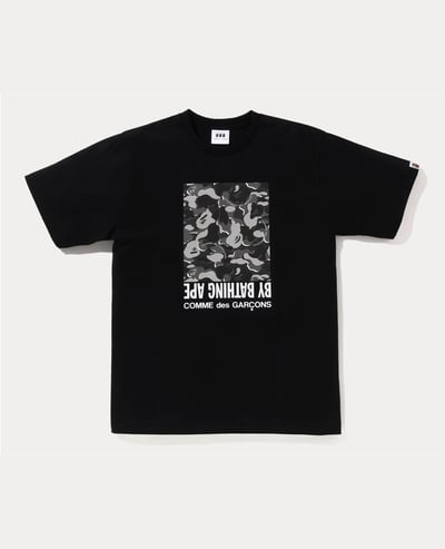 BAPE x Comme des Garcons Osaka Camo Box Tee1