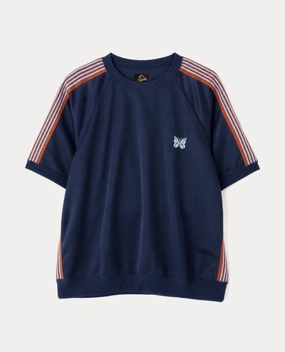 Loftman 50th x Needles S/S Track Crew Neck Shirt - Poly Smooth1