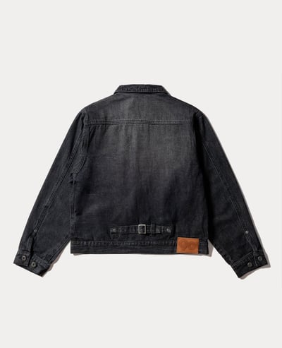 9090 Bullet Logo Denim Short Jacket2