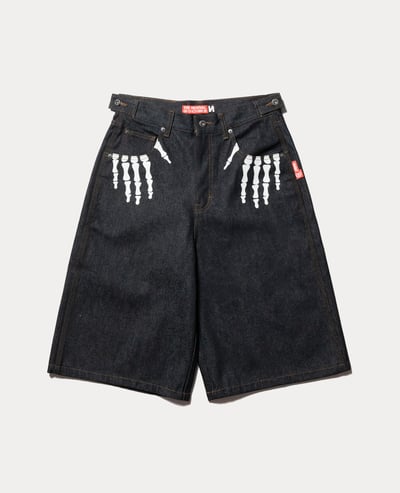 9090 Bone Hand Denim Jorts2