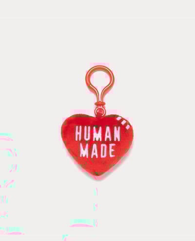 Human Made Stuffed Heart Key Charm1