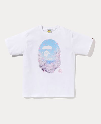 A Bathing Ape Sakura Photo Ape Head Tee1