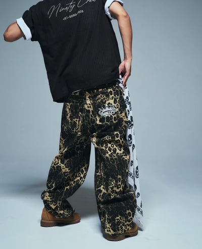 9090 King Logo Assort Ballon Buggy Pants3