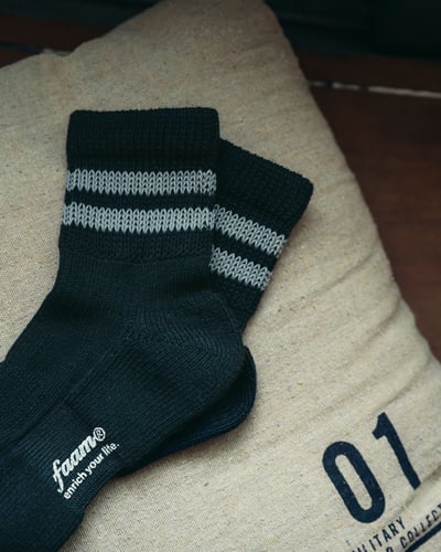 Faam Old School Striped Ankle4