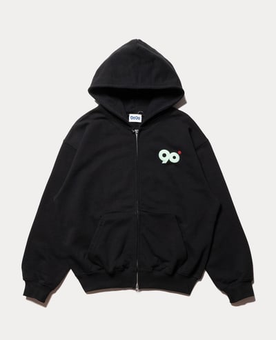 9090 90 Logo Glow Puff Logo Hoodie1