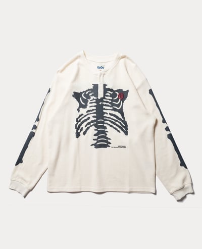 9090 Bone Henry Neck Thermal L/S Tee1