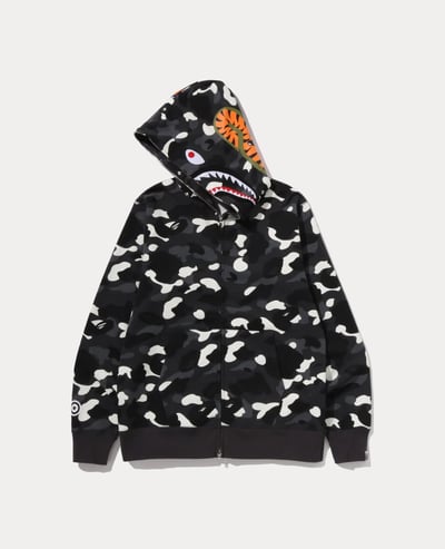 A Bathing Ape City Camo Shark Regular Fit Full Zip Hoodie2