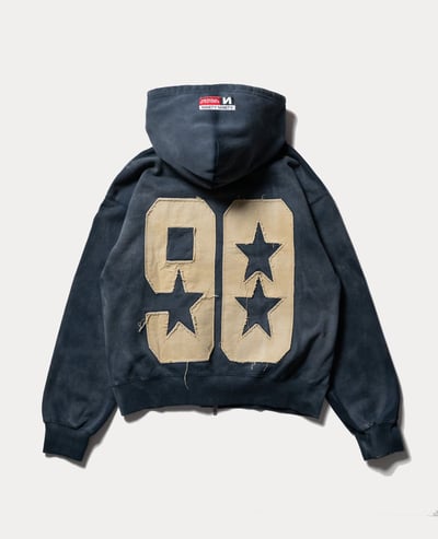 9090 Numbering Logo Zip Hoodie2