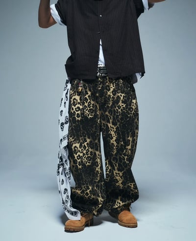 9090 King Logo Assort Ballon Buggy Pants4