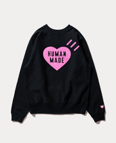 Human Made Heart Sweatshirt Shibuya1