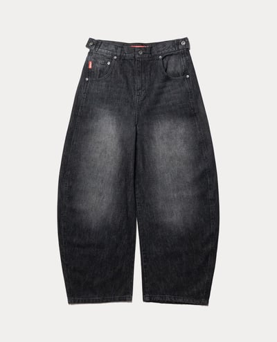 9090 OG Logo Painted Denim Pants2