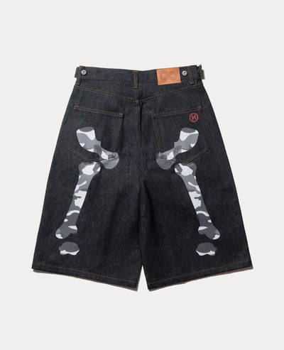 9090 Bone Hand Denim Jorts1